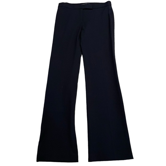 BCBGMaxazria Black Wide Leg Tuxedo Trouser Pants. Size 8L - Picture 2 of 8